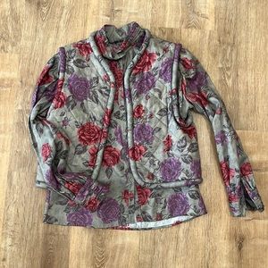 Vtg Breckenridge | Coordinating Quilted Vest and Blouse